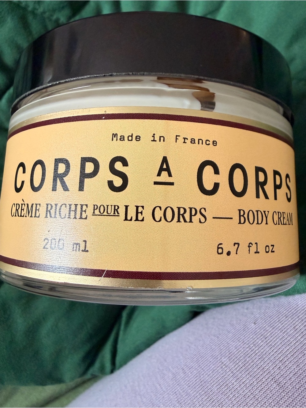 Bastide Corps a Corps Hydrating Body Cream Rice Bran 6.7oz/200mL FULL (NEW)